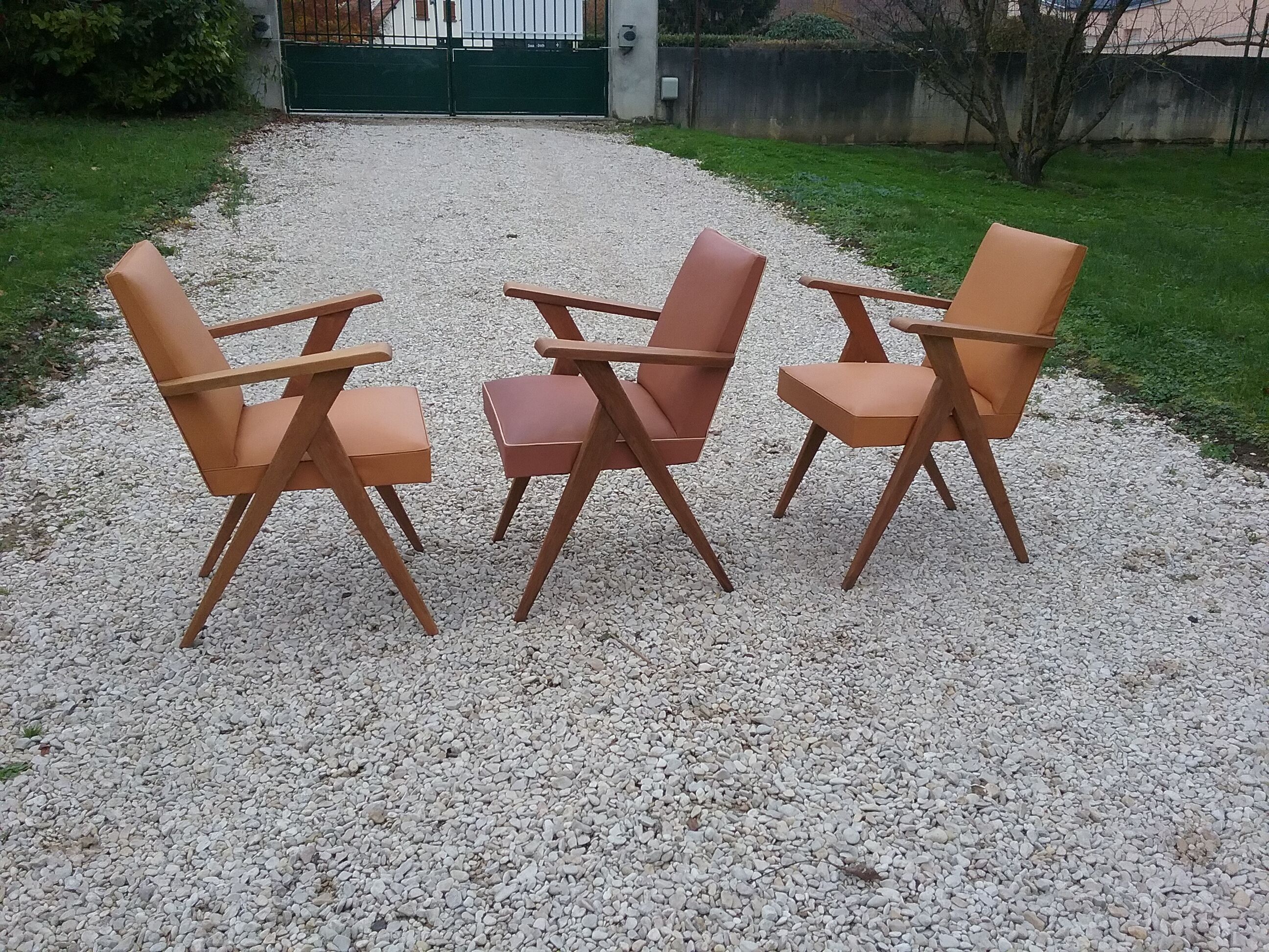 Three armchairs