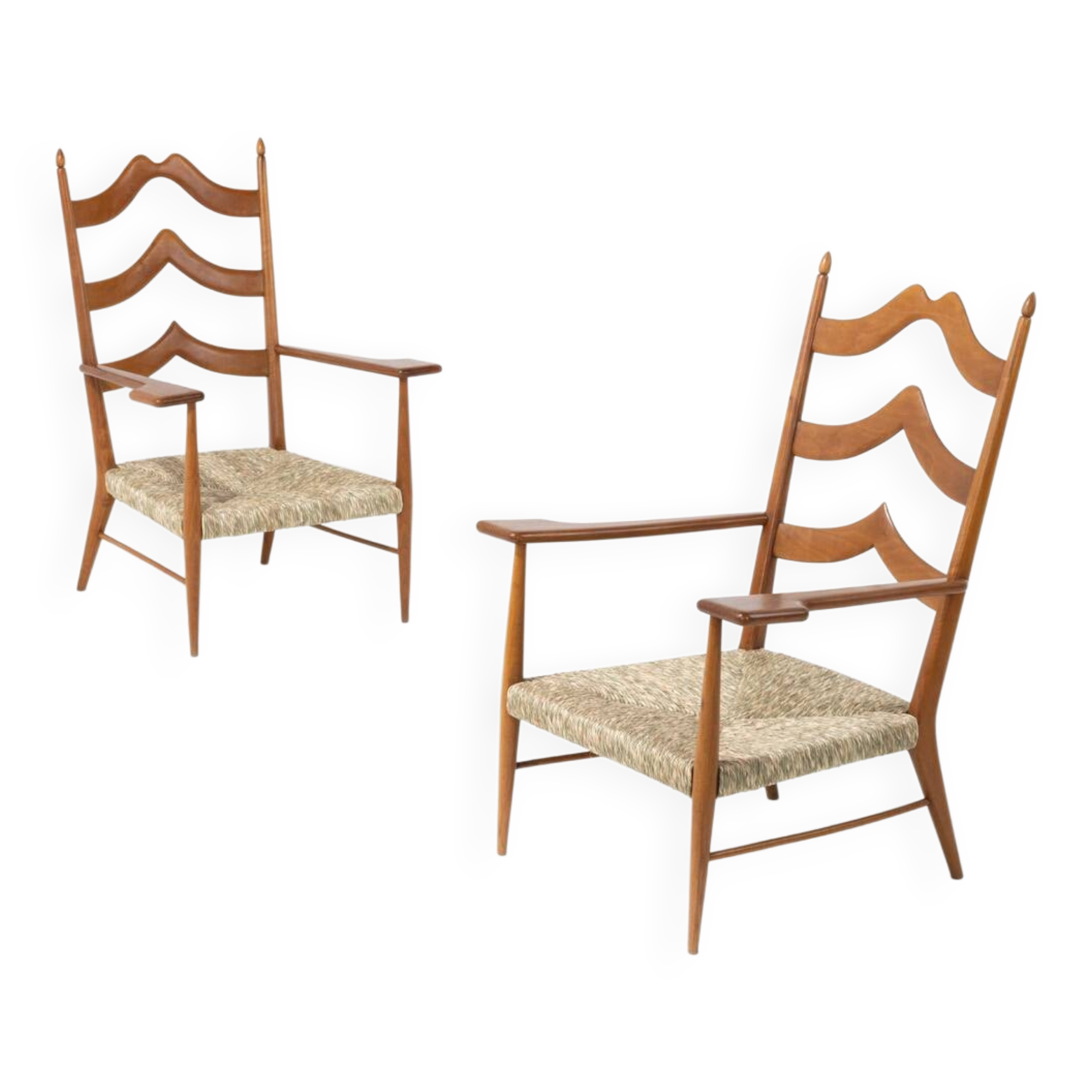 Pair of Armchairs by Gio Ponti and Lio Carminati