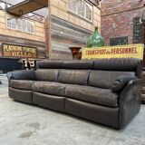 80s leather living room set