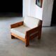 Pine armchair