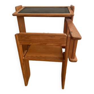 Trama folding wooden desk for children 1970 vintage