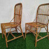 4 rattan chairs