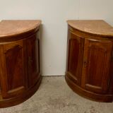 Pair of walnut necks XVIII th