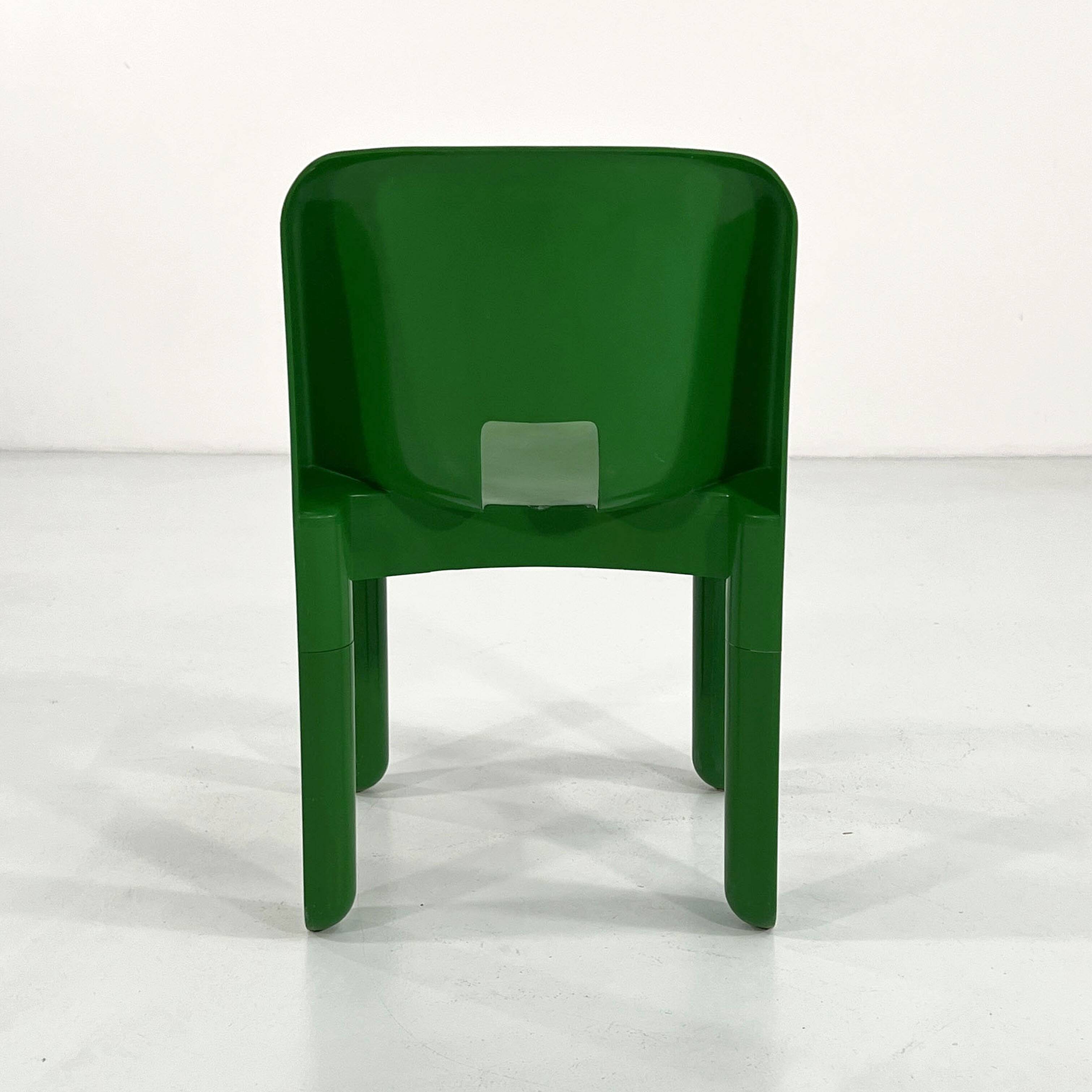 Universal green chair Model 4868 by Joe Colombo for Kartell, 1970