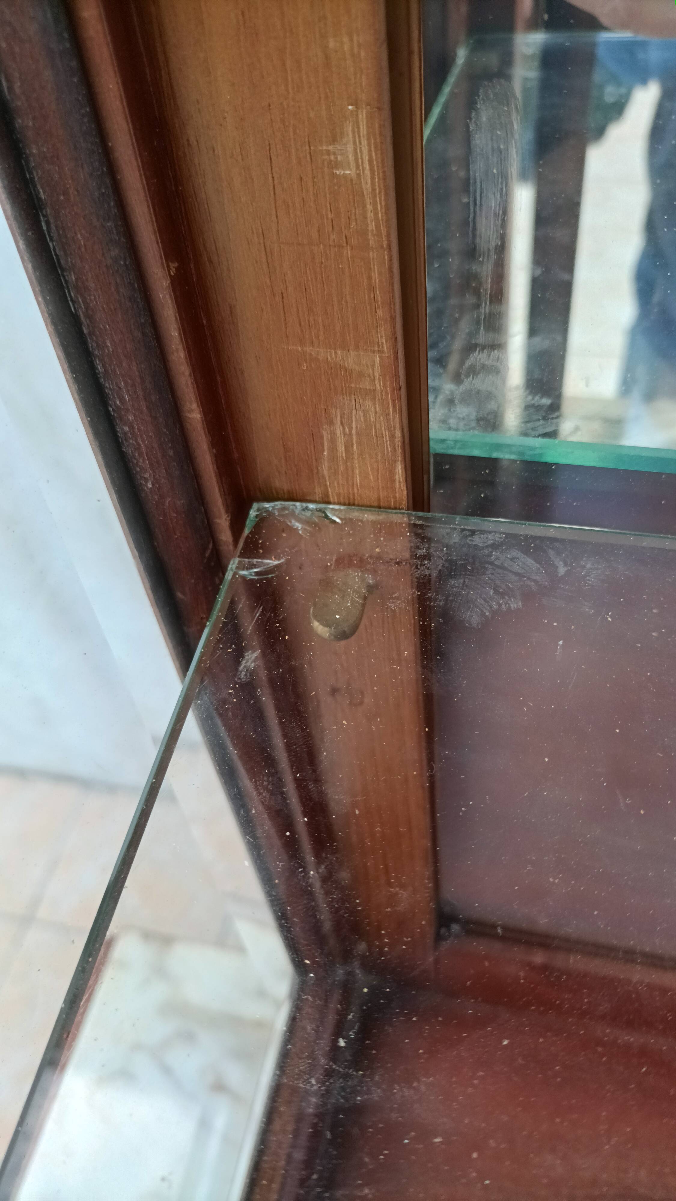 Louis XVI 2-part sideboard in mahogany veneer and precious wood marquetry