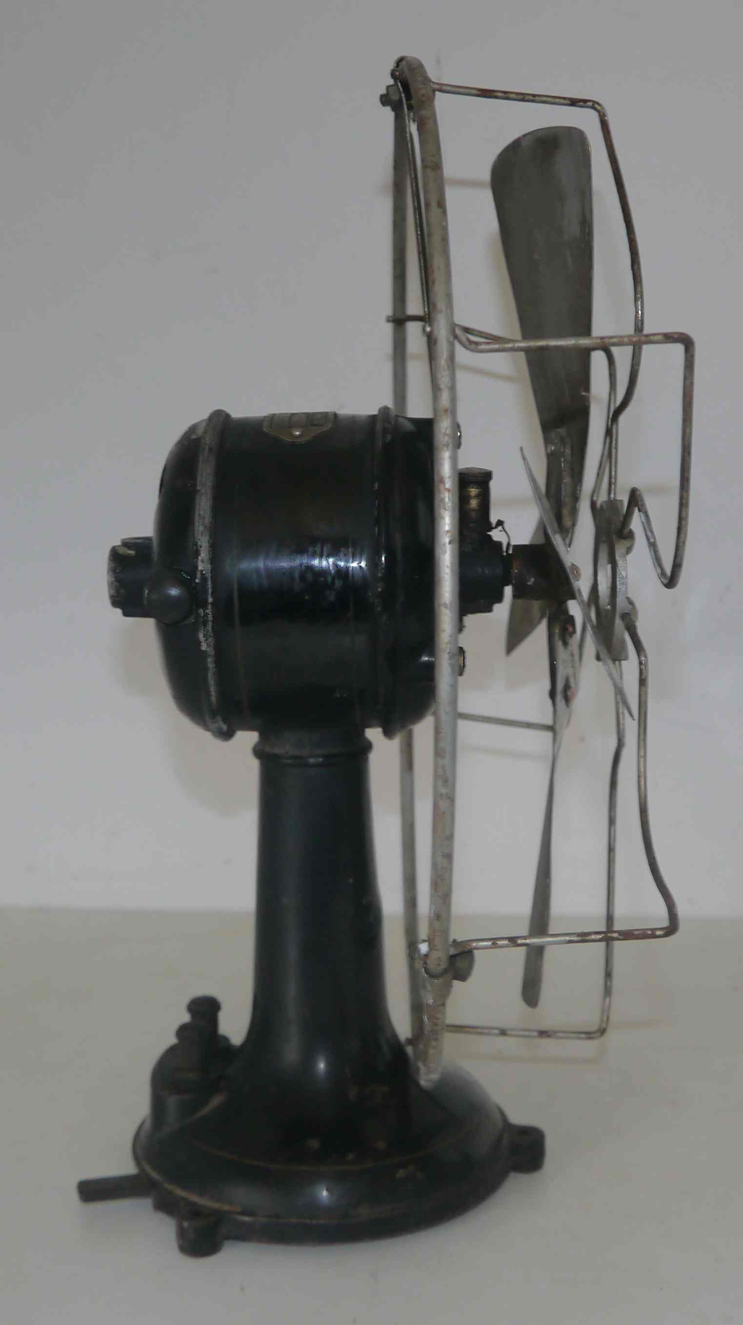Old metal fan for decoration 30's years