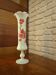 Large vintage floral opaline vase