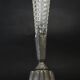 Vase Art Nouveau, verre pressé et étain, France, début du 20e siècle