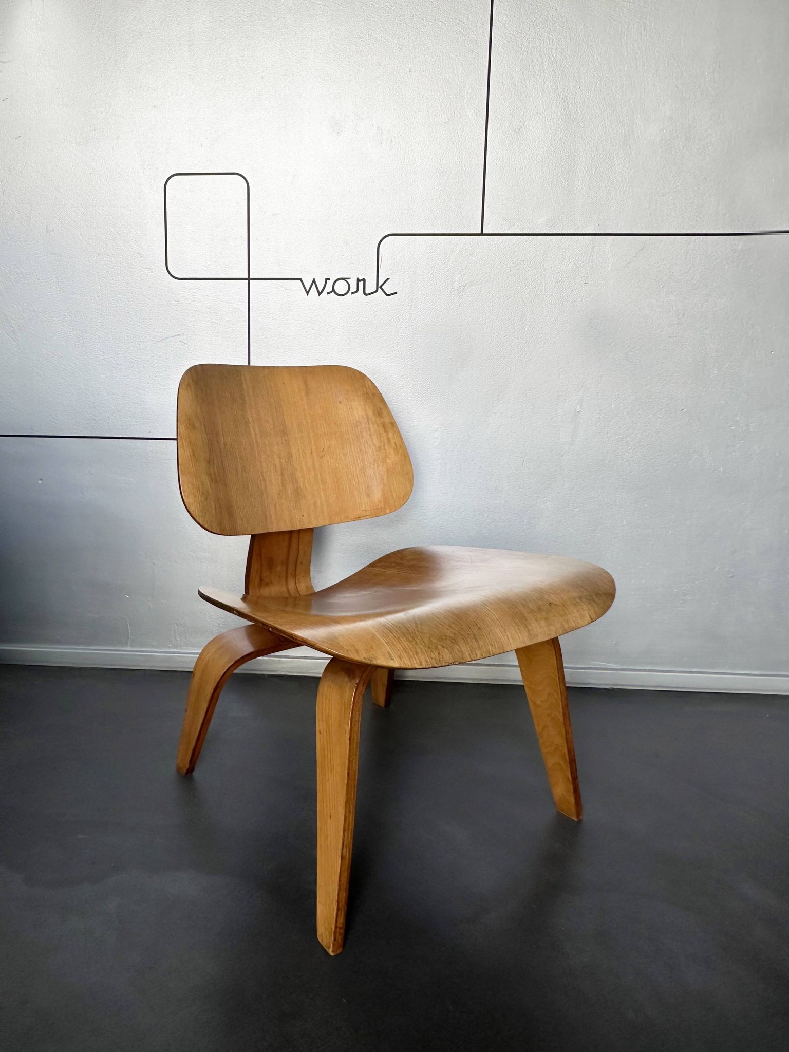 Fauteuil lounge LCW Charles & Ray Eames, Herman Miller / Evans, 1940s