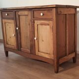 Base de commode en pin de campagne, sud de l'Italie, fin du XIXe siècle