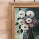 Oil on panel - Bouquet of flowers