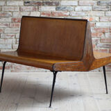Vintage Platform Bench, 1950s