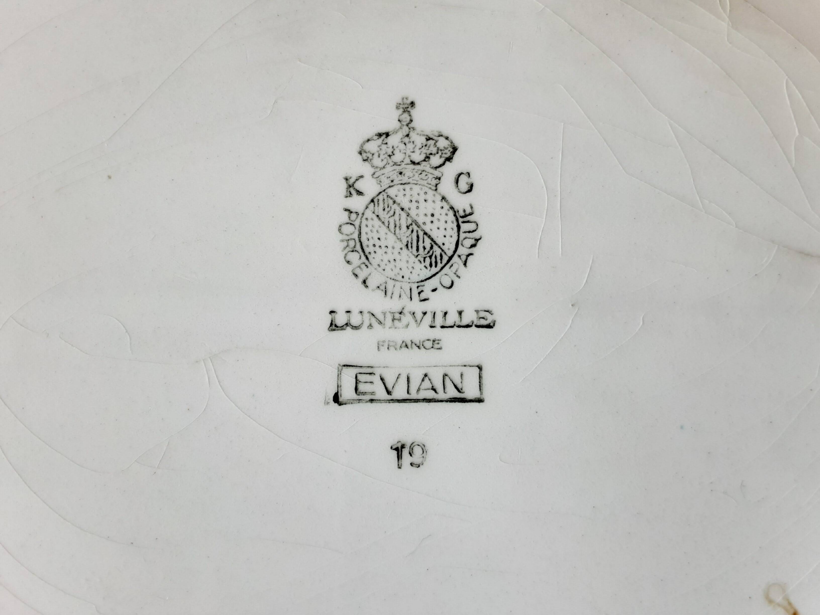Luneville oval dish