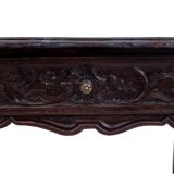 Antique table, Western Europe, late 19th century. After renovation.