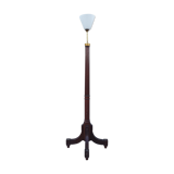 Louis XVI style floor lamp in carved mahogany
