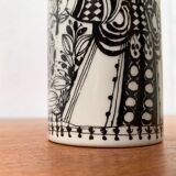 Danish Flora vase from the mid-century by Bjørn Wiinblad for Nymölle Denmark, 1960s.
