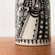 Vase Flora danois du milieu du siècle par Bjørn Wiinblad pour Nymölle Denmark, années 1960