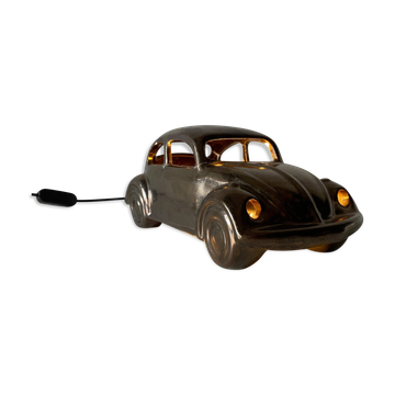 Pan W. Goebel KG Volkswagen Beetle Desk Lamp Lovely Ceramic, 1970s, Germany