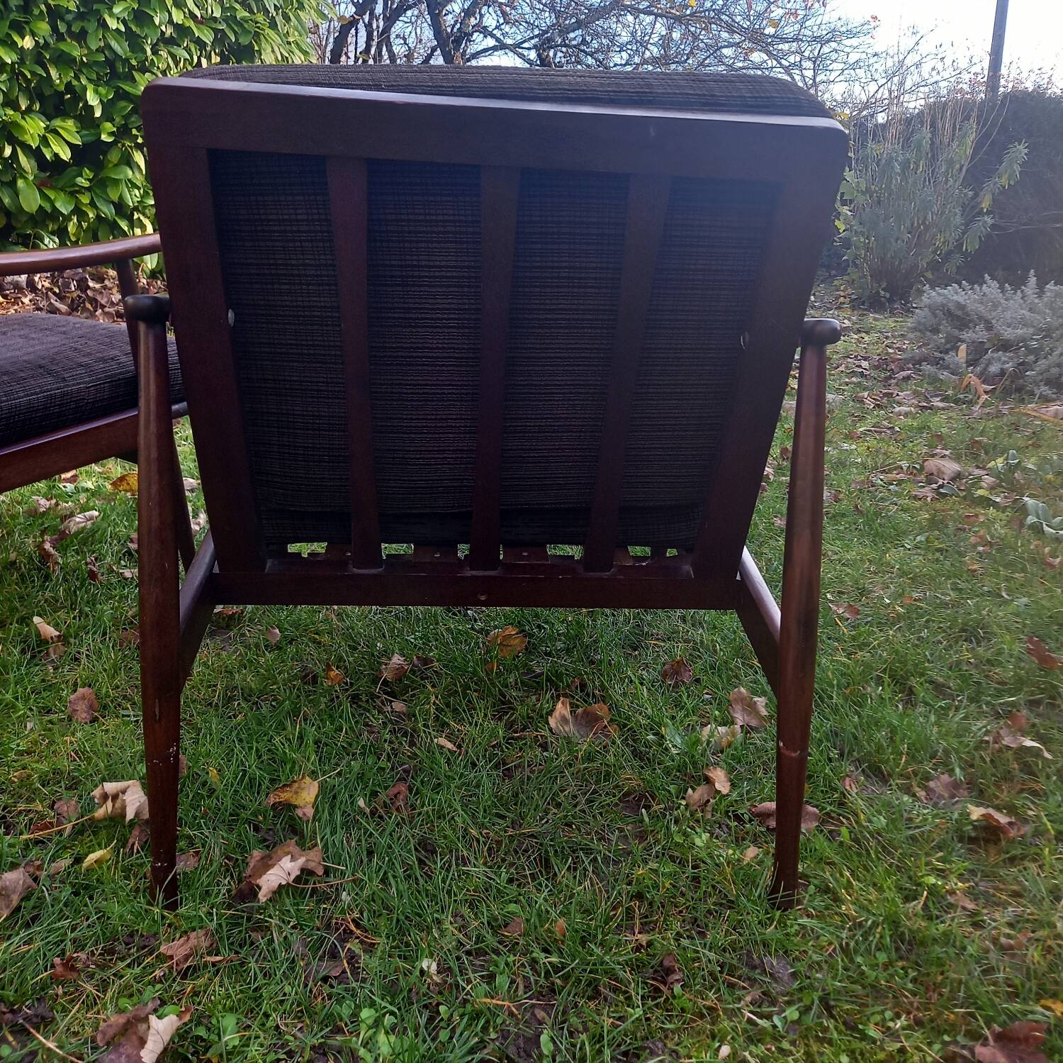 Pair of Scandinavian-style armchairs