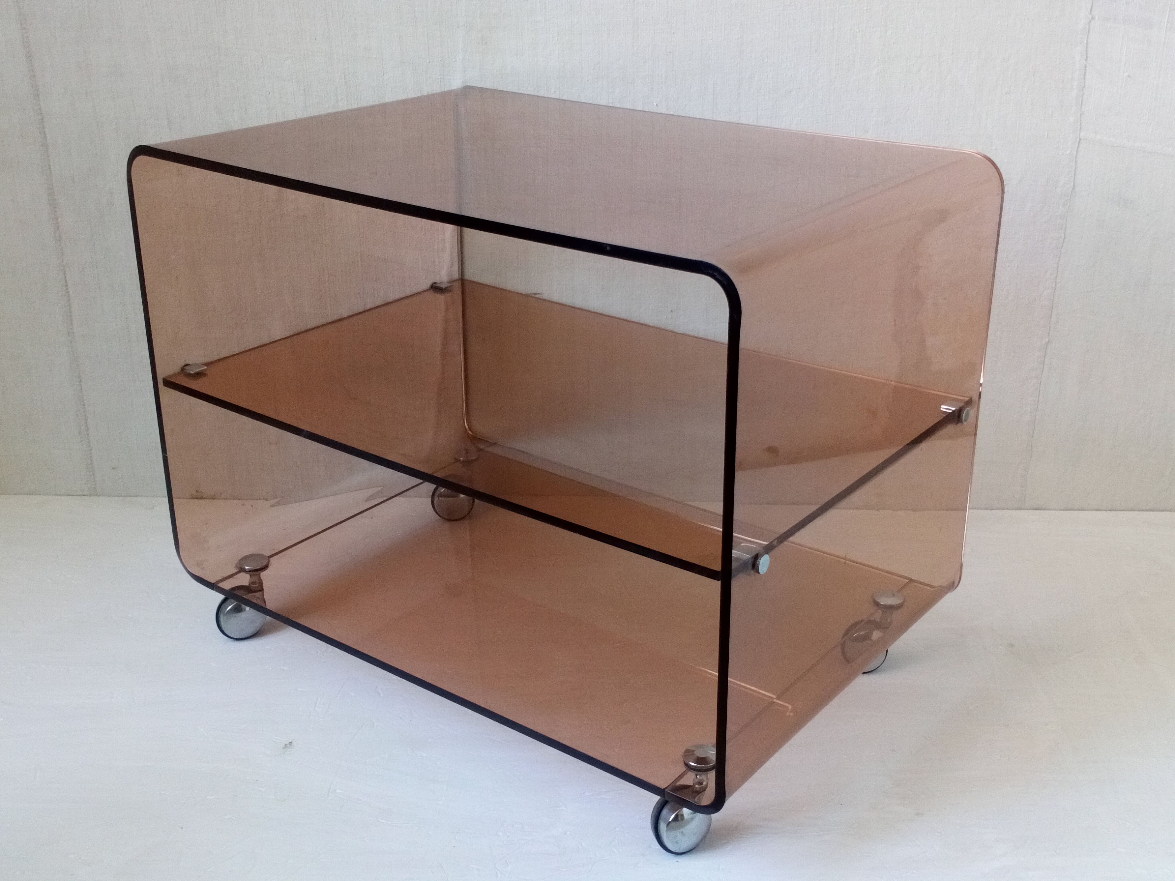 70s Plexiglas coffee table