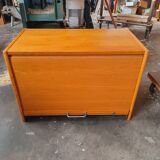 Vintage low curtain cabinet