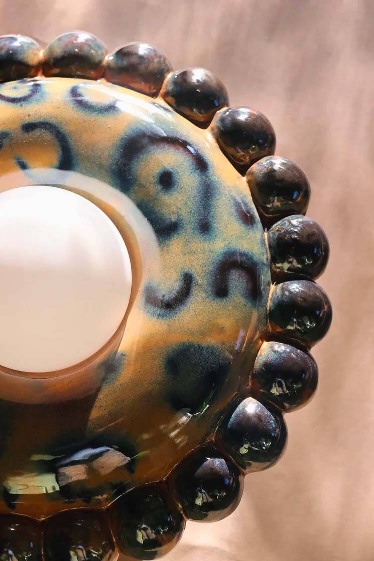 Luna Tall Leopard Wall Lamp