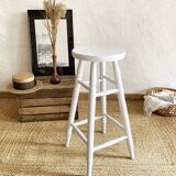 Antique solid wood stool