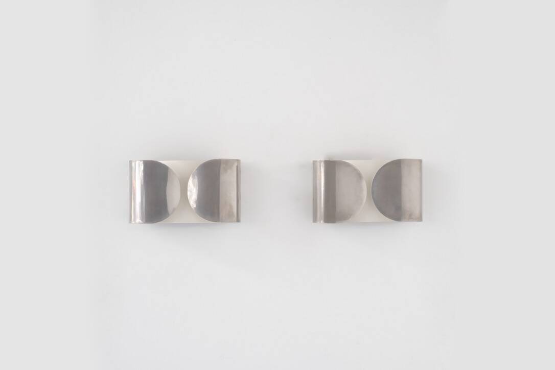 Wall sconces "Flogio" by Tobia & Afra Scarpa for Flos, Italy 1960s.