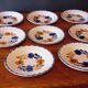 8 dessert plates from the Moulin des Loups factory around 1930