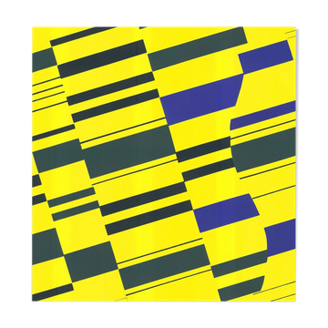 Günter Fruhtrunk: Particle Bleu 1971 serigraph