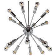Chrome Pendant of the Space Age, Mid-Century, Sputnik, 1980s