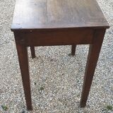 Solid oak side table