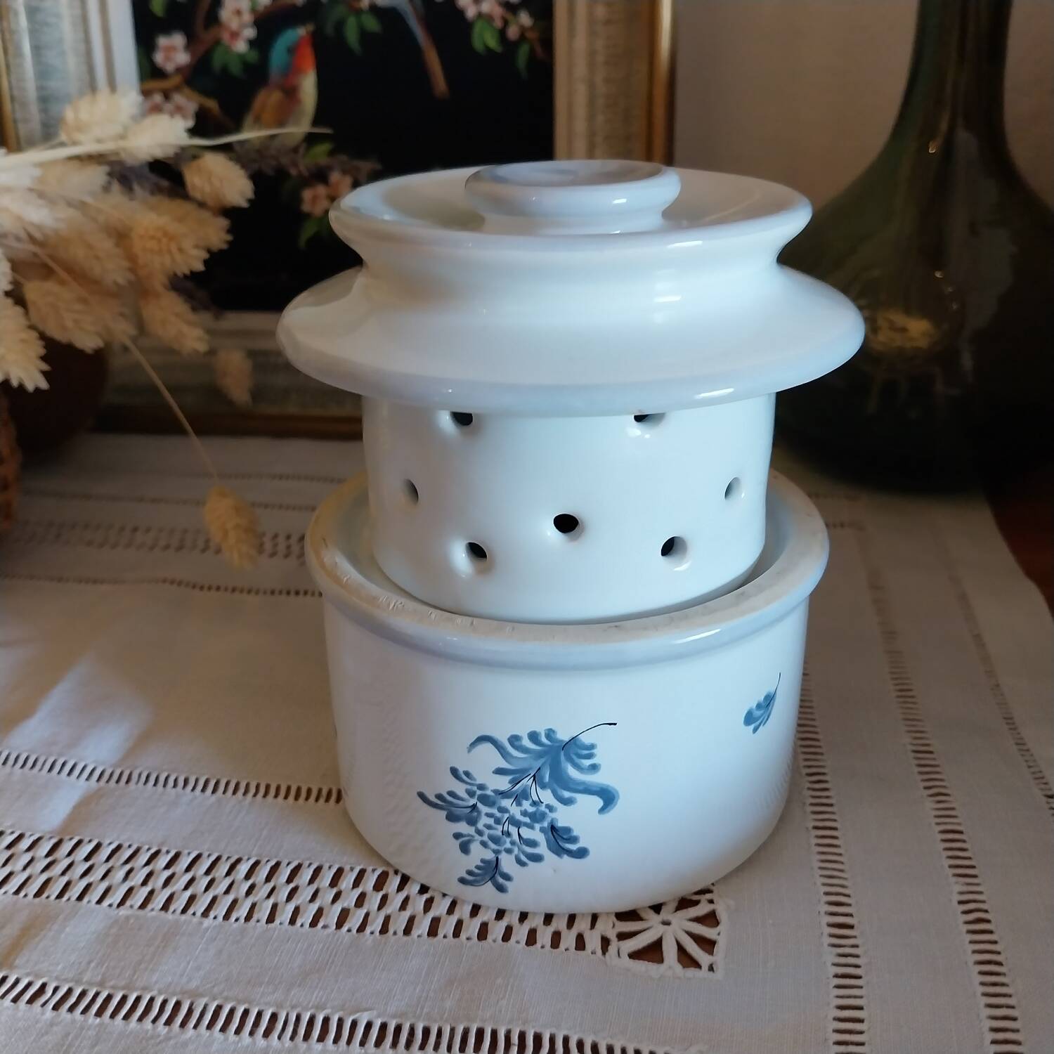 Old water butter dish Pottery from the Chapelle des Pots de France