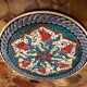 Trivet with tulip decoration - Vintage Turkish ceramic