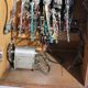 Wooden network telephone centre - vintage 1964