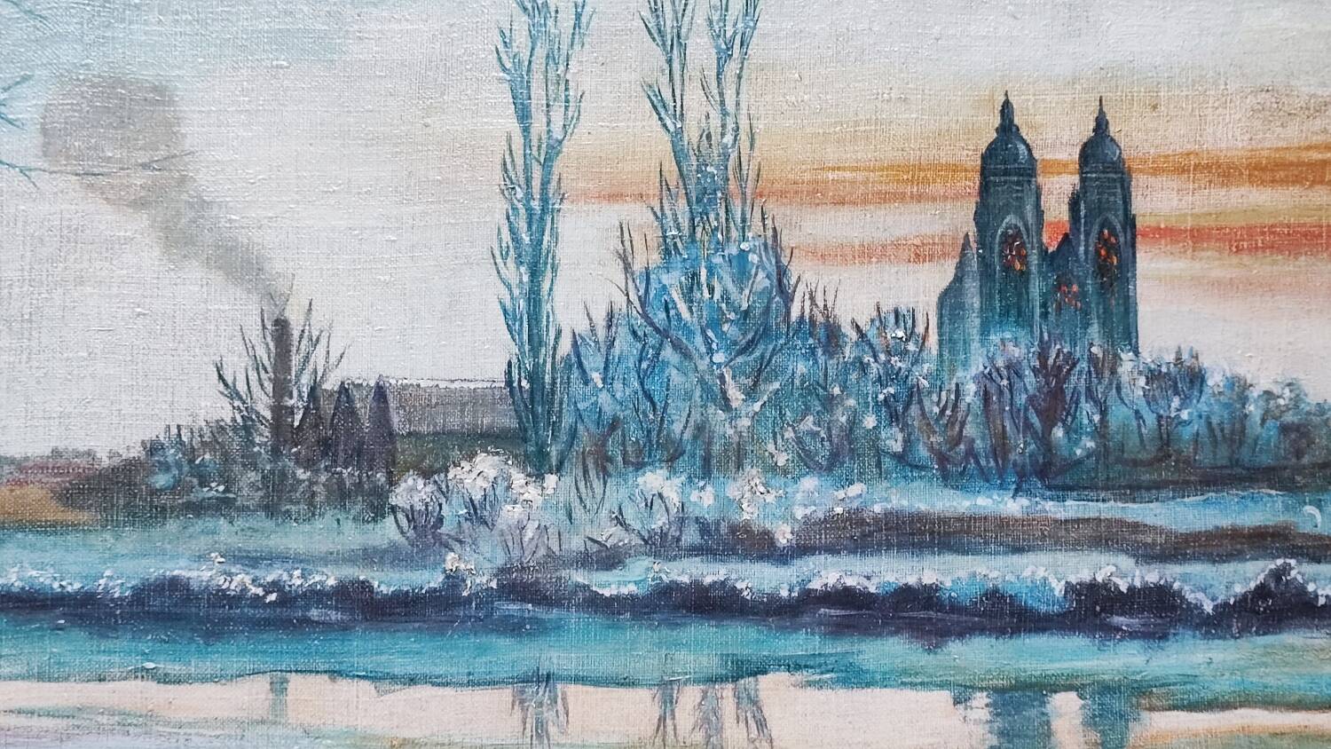 Oil painting by P. Gerard