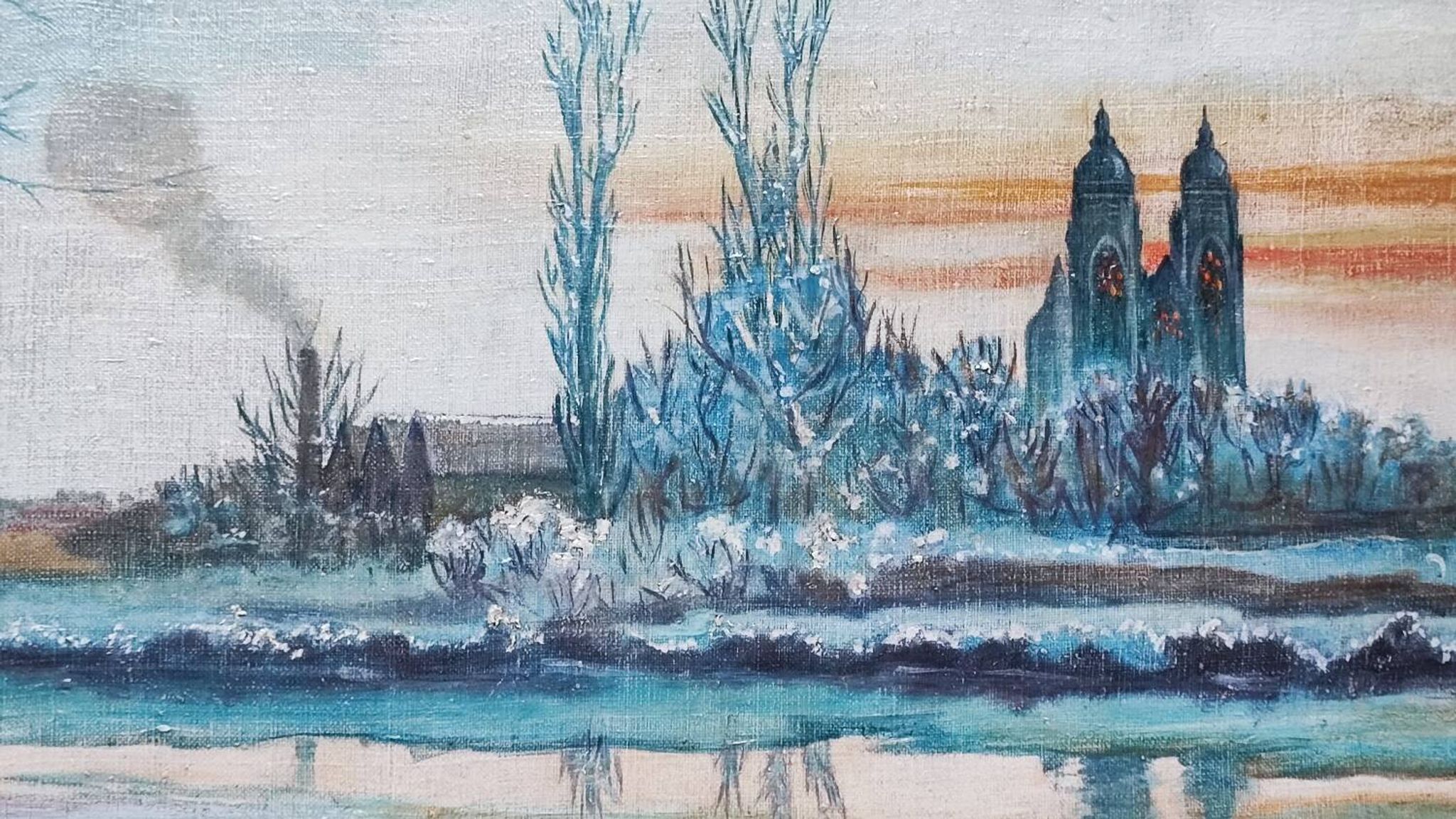 Peinture à l'huile de P. Gérard