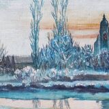 Peinture à l'huile de P. Gérard
