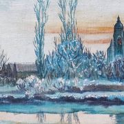 Peinture à l'huile de P. Gérard