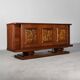 Buffet en chêne français Art Déco de Jacques Klein, 1925