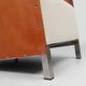 Maarten van Severen S88 easy chair in saddle leather and steel, Belgium 198