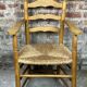 Paillé armchair in natural wood 1980