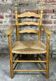 Paillé armchair in natural wood 1980