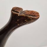 Tripod wooden gueridon, wine table type, English style, 29 cm top.