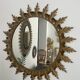 Grand Miroir Soleil des années 50 Italien