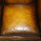 Victorian restored George II style high-back leather canapé