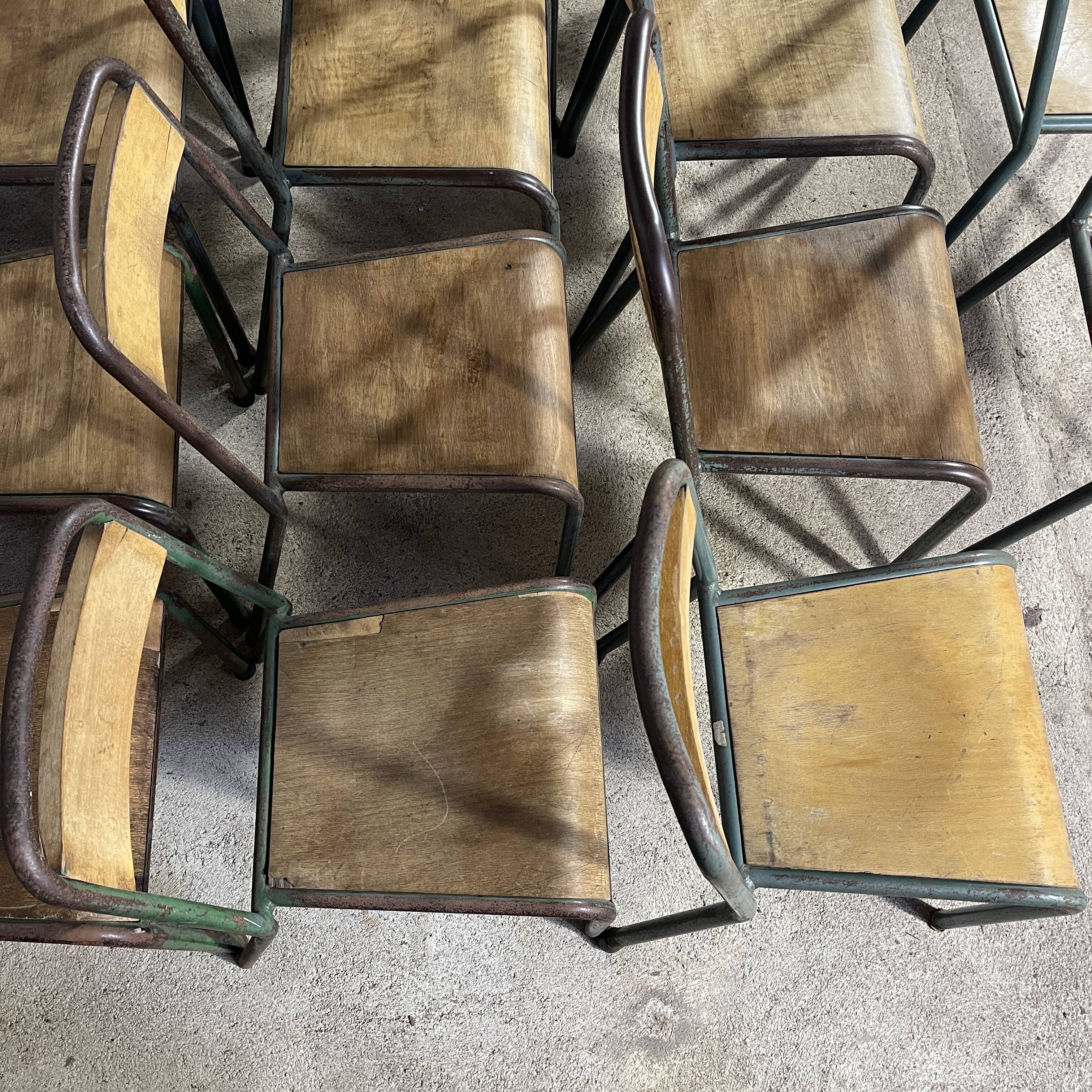 Set of 18 stella school chairs
