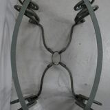 Marble and Forged Iron Low Table - 1950