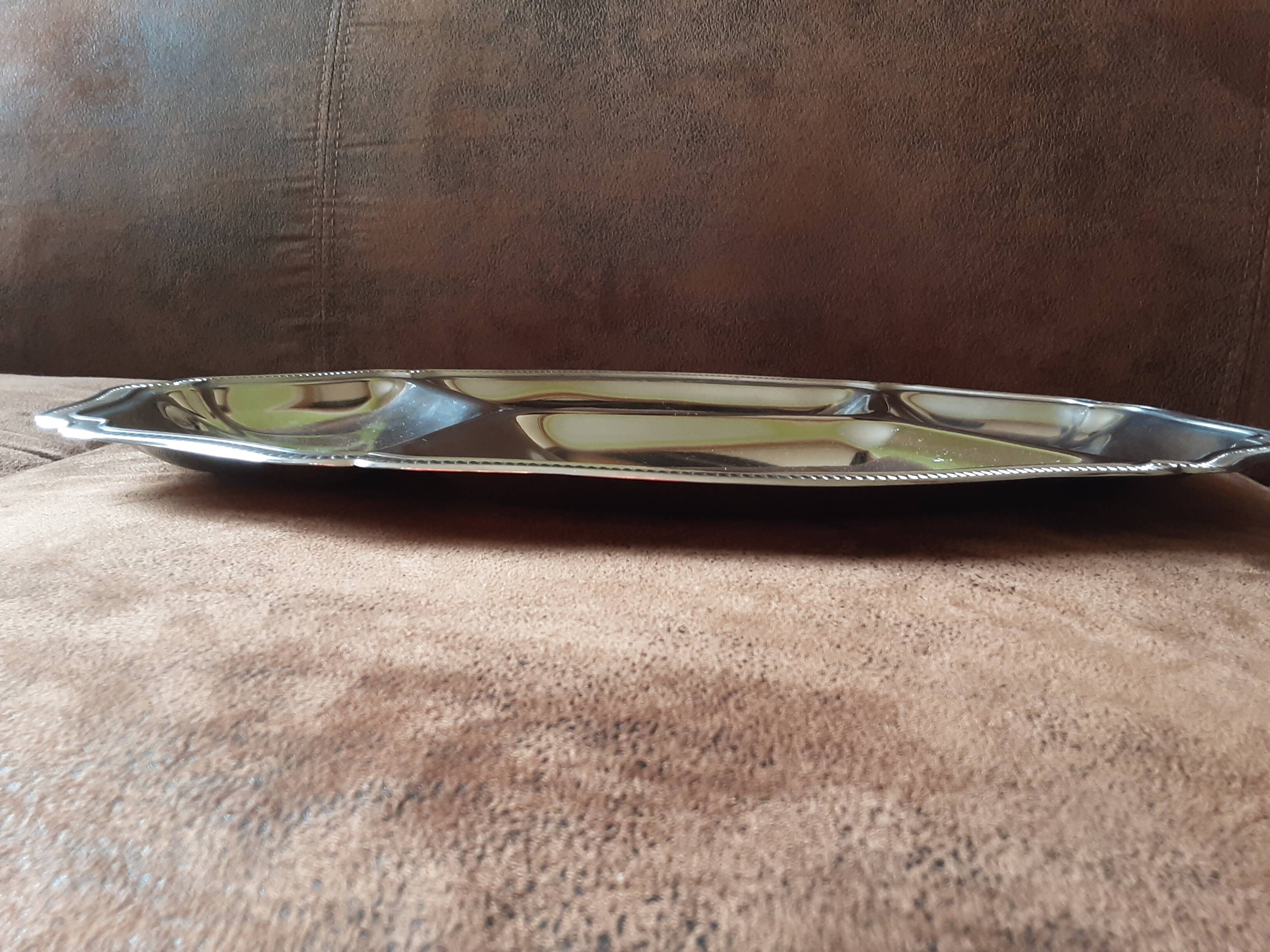 Set of 2 stainless steel dishes Guy Degrenne