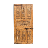 Ancient pine gate, regional folk art, 19th century